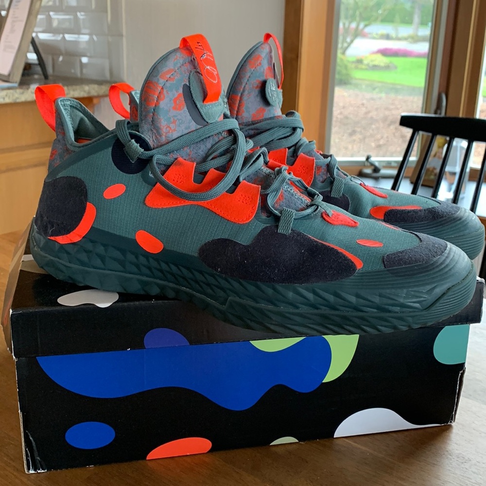 Harden Vol. 5 Futurenatura Basketball Shoes - Floral Hazy Emerald - Size 13